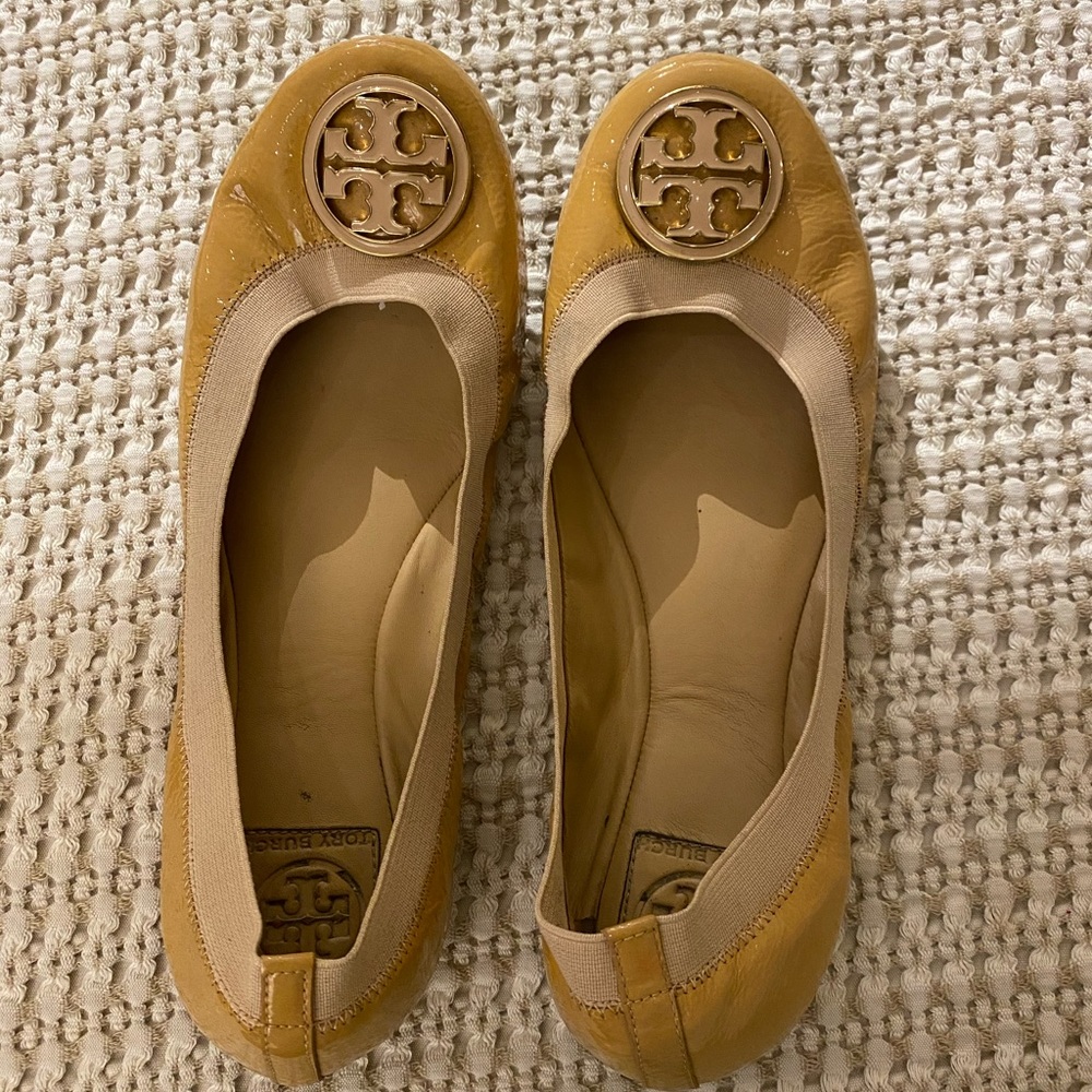 Tory Burch Tan Flats